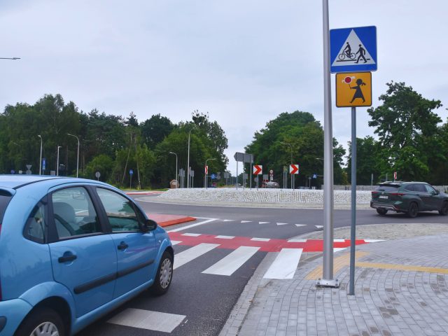 Rondo przy ulicy Mocka w Mosinie (droga wojewódzka nr 431)