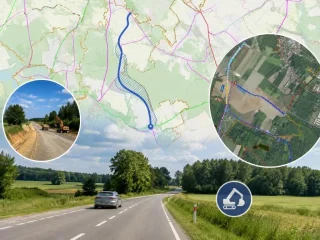 Planowana droga ma połączyć okolice Babek z drogą wojewódzką nr 431 w rejonie Świątnik