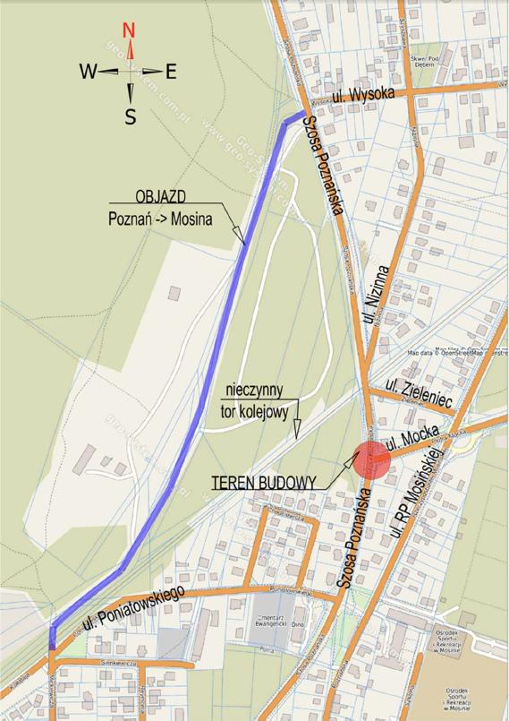 Projekt tymczasowej organizacji ruchu na czas budowy ronda